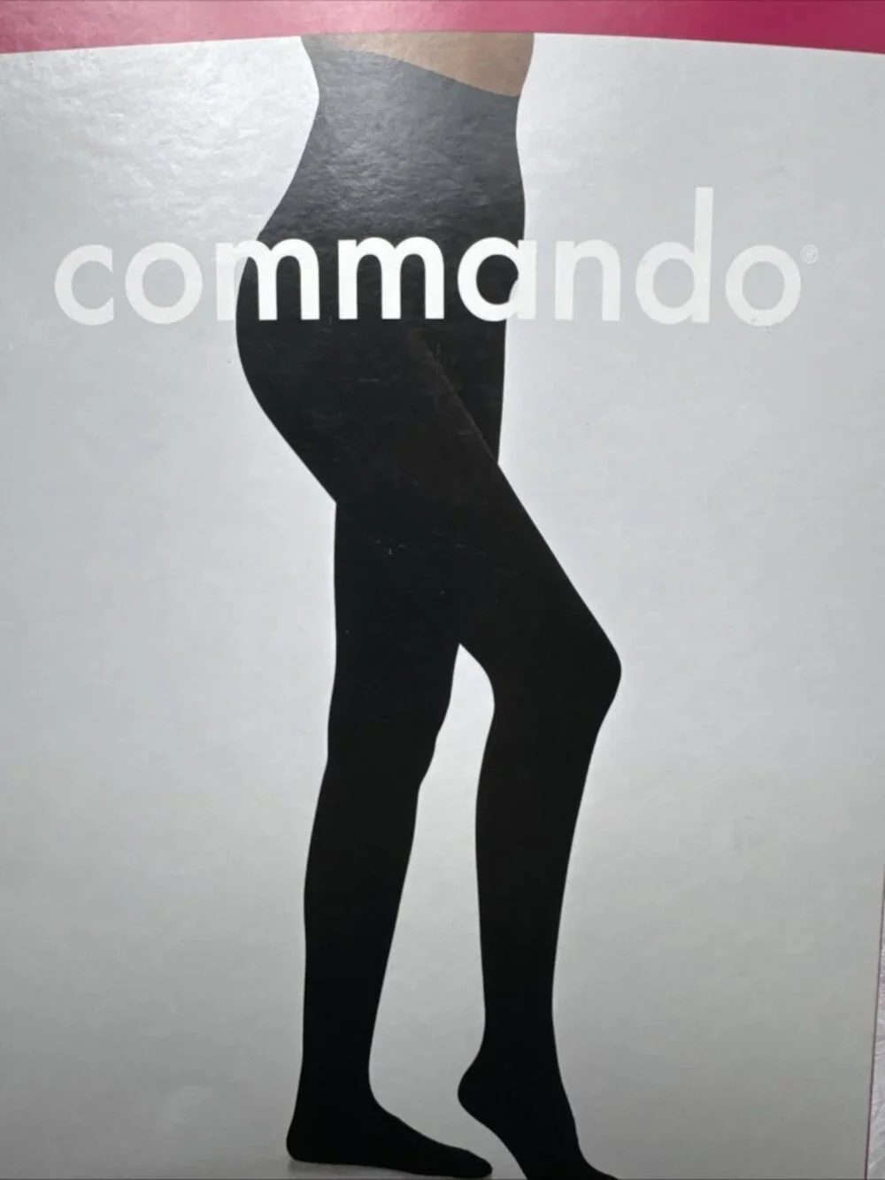 Commando HC70T1 The Ultimate Opaque Control Tights Black Size L Large NEW $48